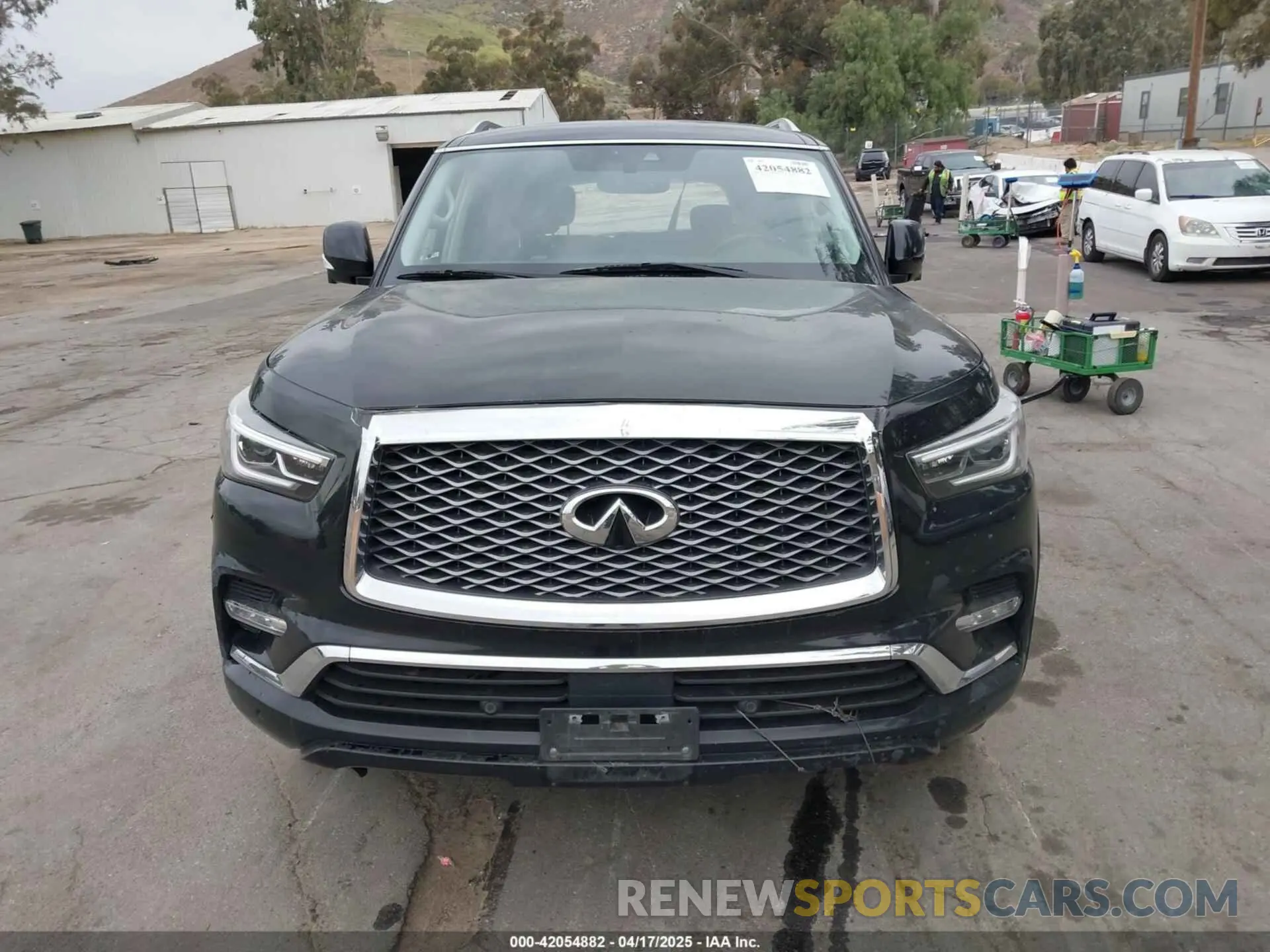 12 Photograph of a damaged car JN8AZ2NF2K9687343 INFINITI QX80 2019