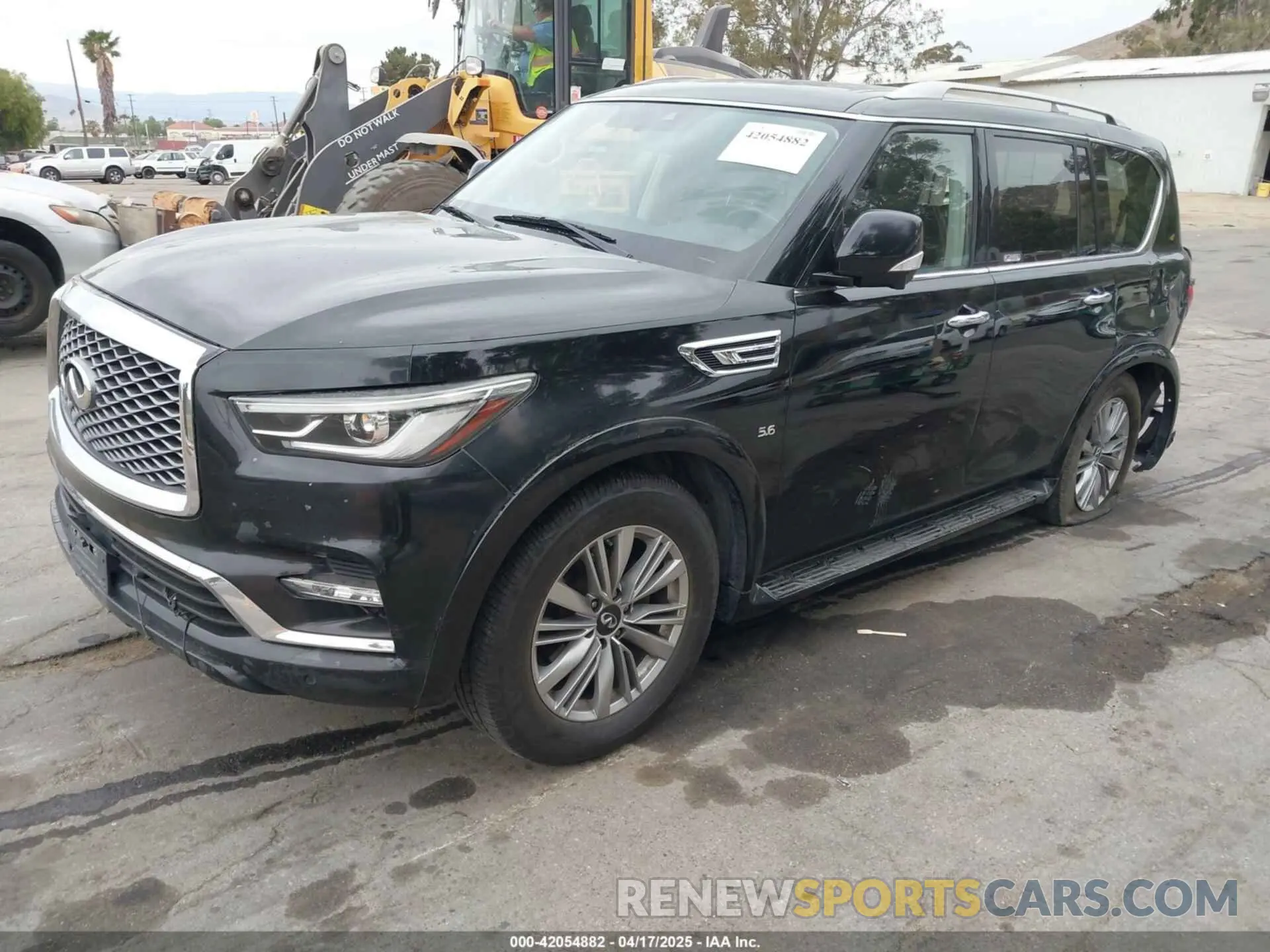 2 Photograph of a damaged car JN8AZ2NF2K9687343 INFINITI QX80 2019