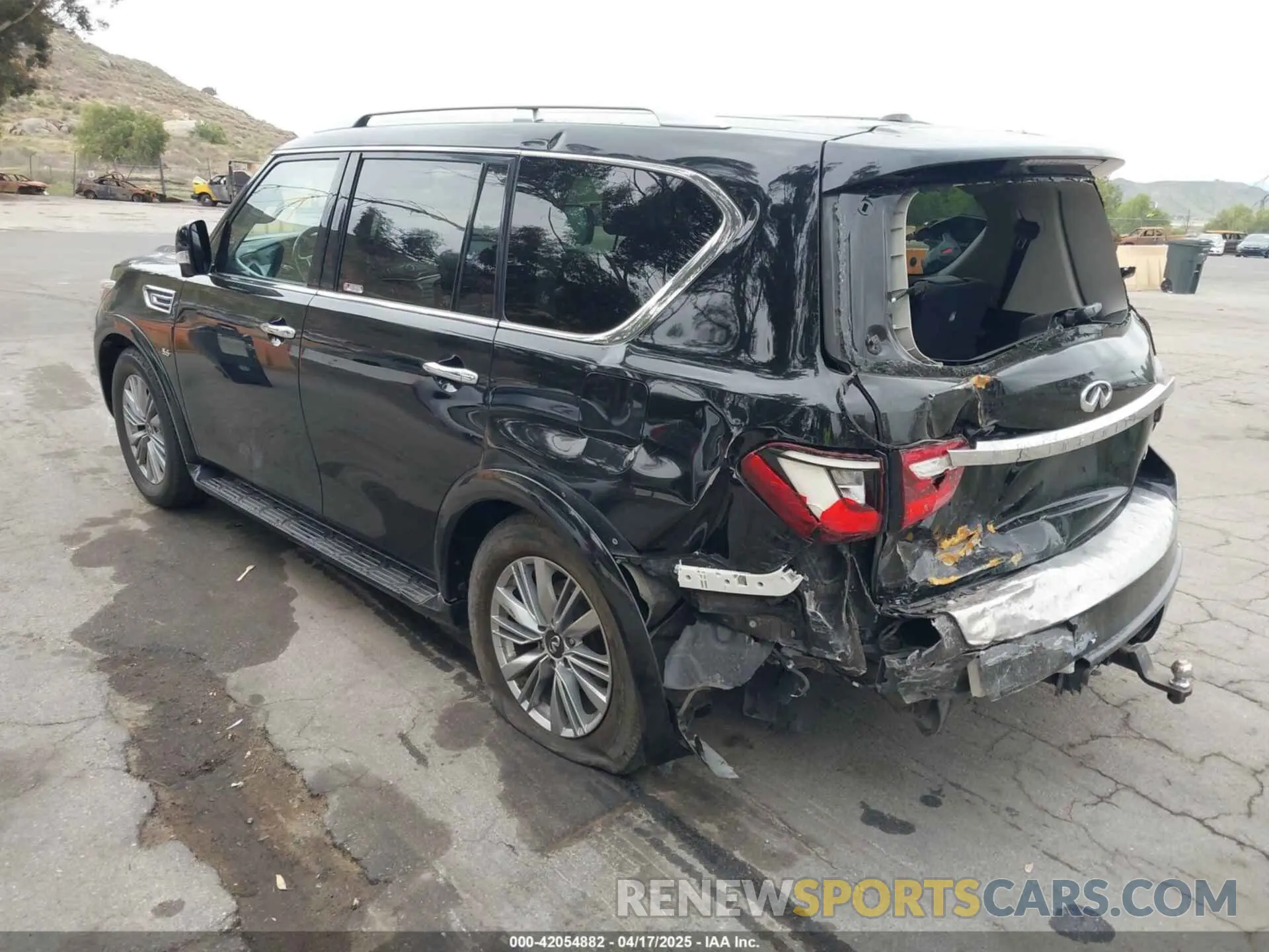 3 Photograph of a damaged car JN8AZ2NF2K9687343 INFINITI QX80 2019