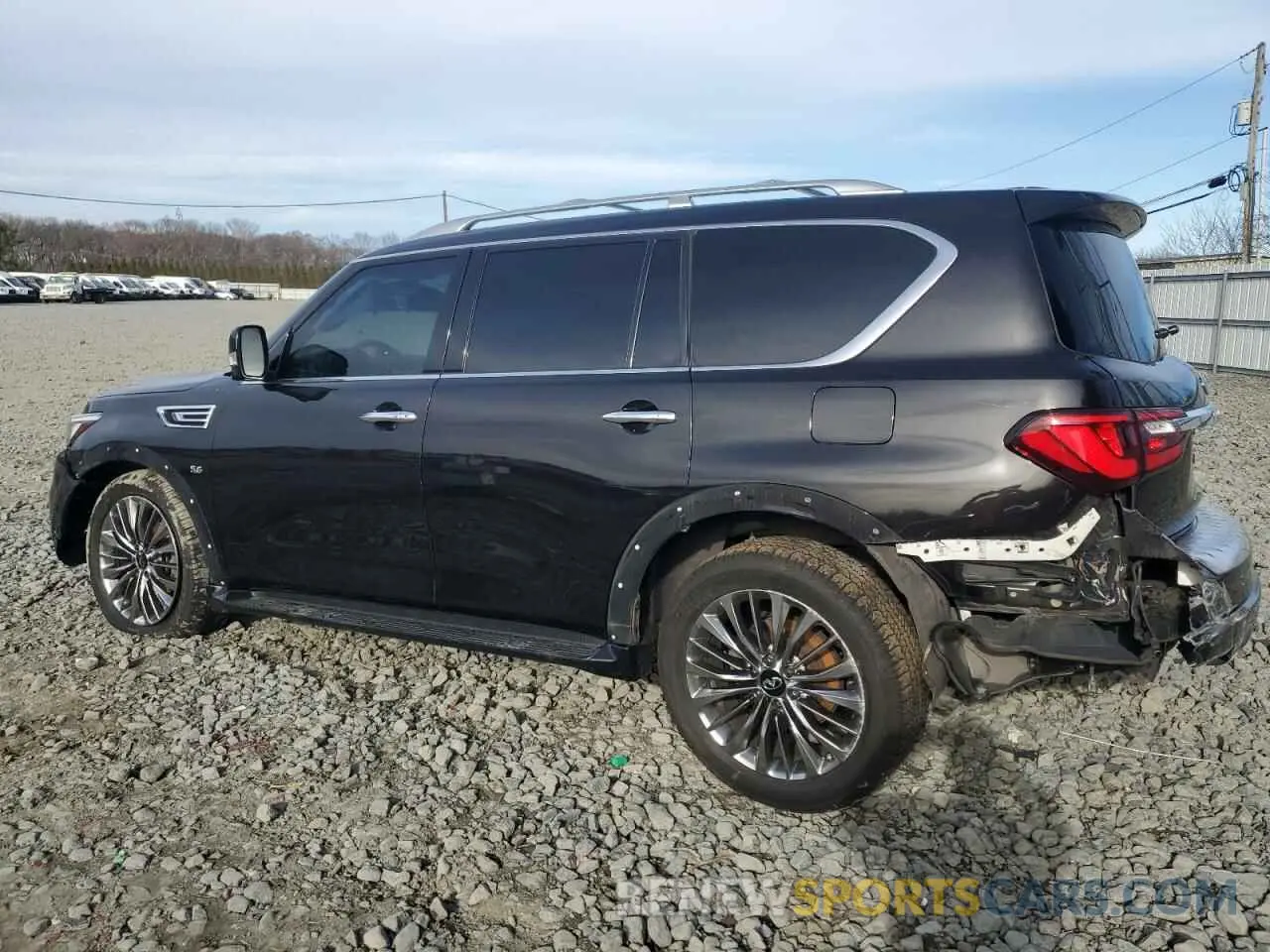 2 Photograph of a damaged car JN8AZ2NF3K9681793 INFINITI QX80 2019
