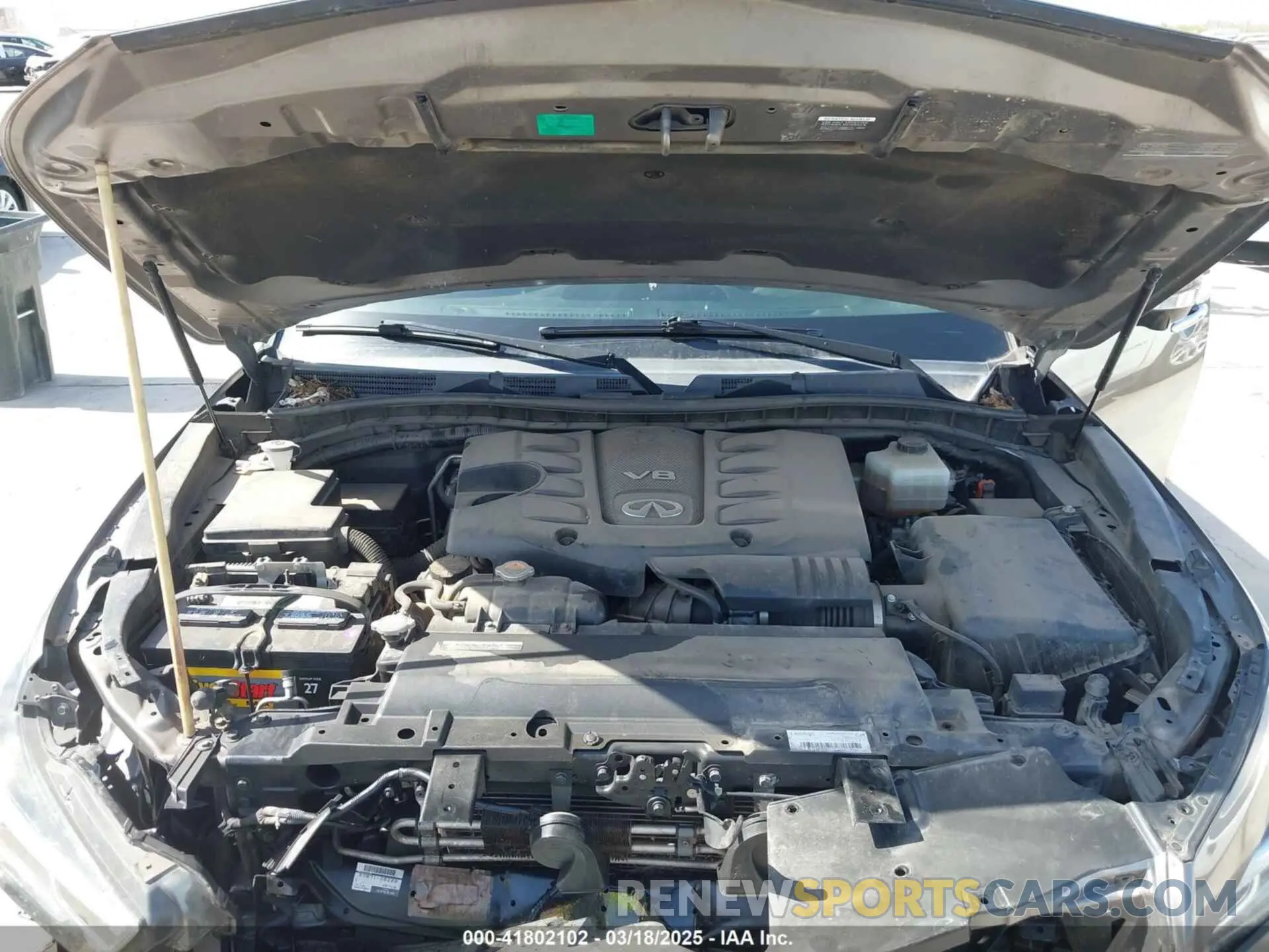 10 Photograph of a damaged car JN8AZ2NF3K9682281 INFINITI QX80 2019