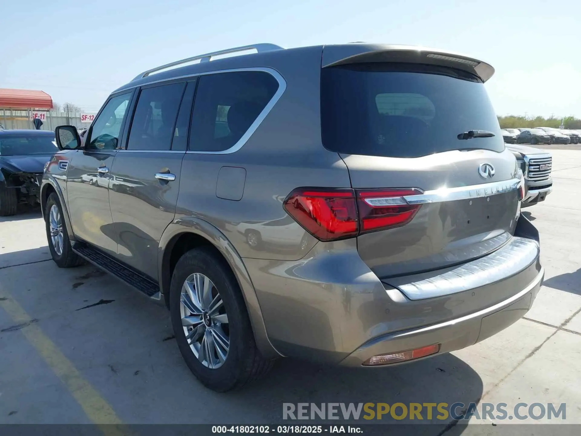 3 Photograph of a damaged car JN8AZ2NF3K9682281 INFINITI QX80 2019