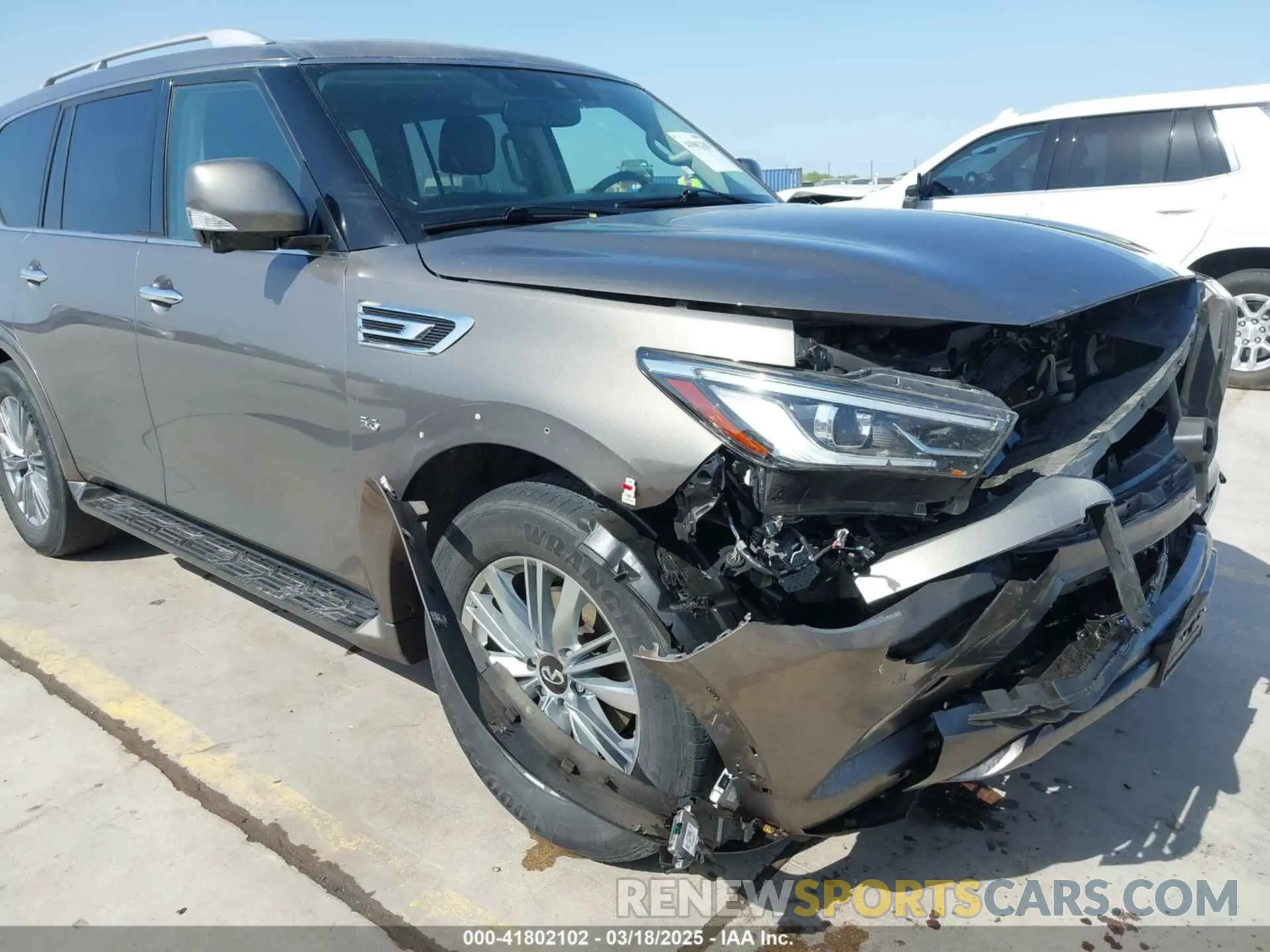 6 Photograph of a damaged car JN8AZ2NF3K9682281 INFINITI QX80 2019