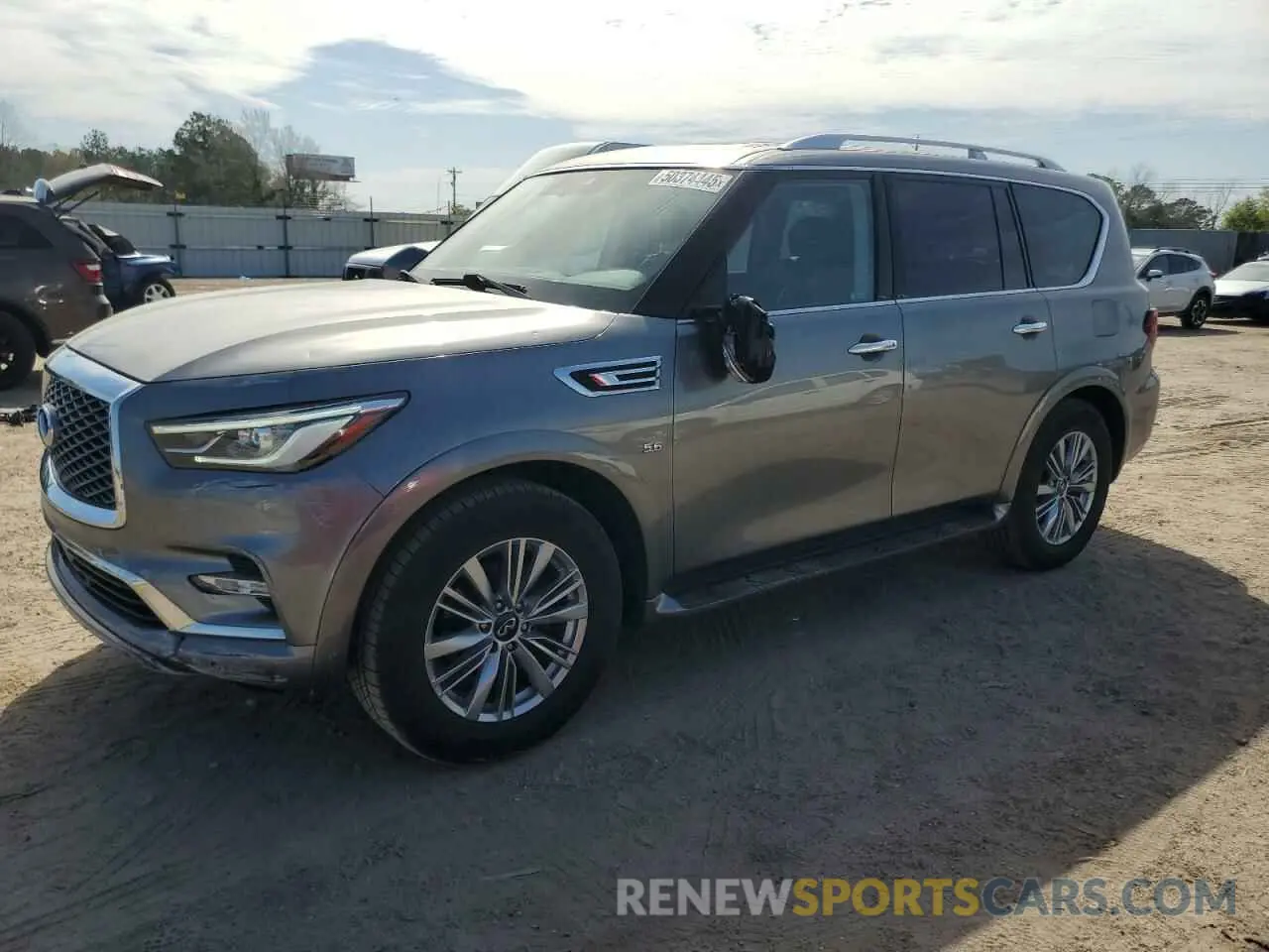 1 Photograph of a damaged car JN8AZ2NF3K9685942 INFINITI QX80 2019