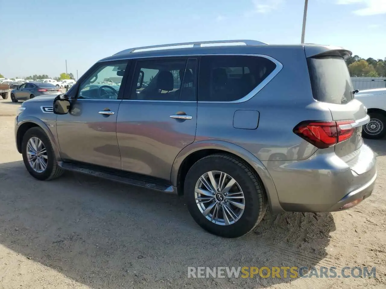 2 Photograph of a damaged car JN8AZ2NF3K9685942 INFINITI QX80 2019