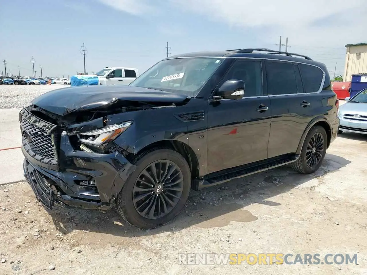 1 Photograph of a damaged car JN8AZ2NF4K9686808 INFINITI QX80 2019