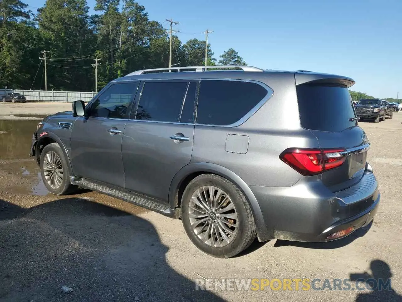 2 Photograph of a damaged car JN8AZ2NF7K9680162 INFINITI QX80 2019