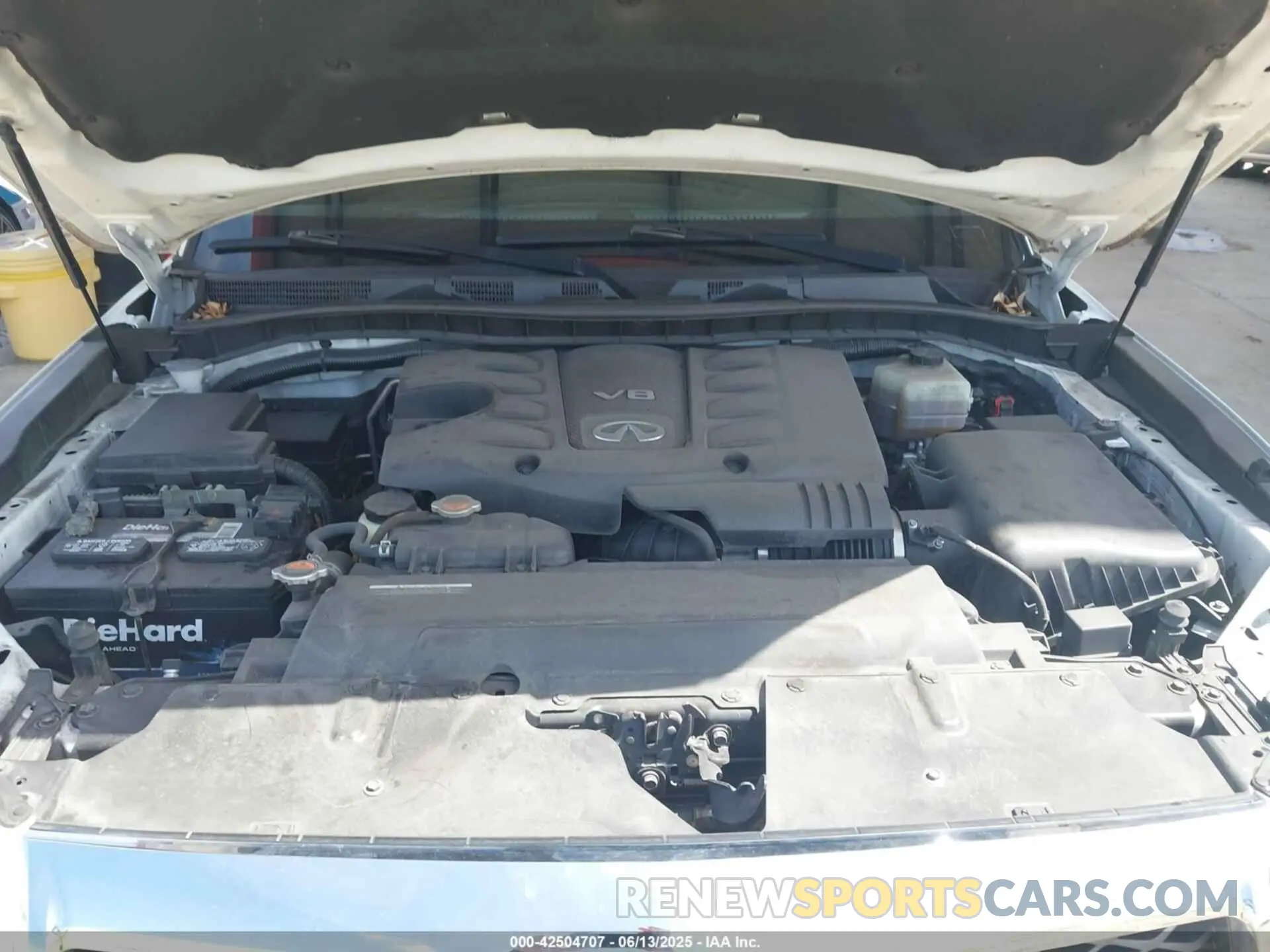10 Photograph of a damaged car JN8AZ2NF8K9686598 INFINITI QX80 2019
