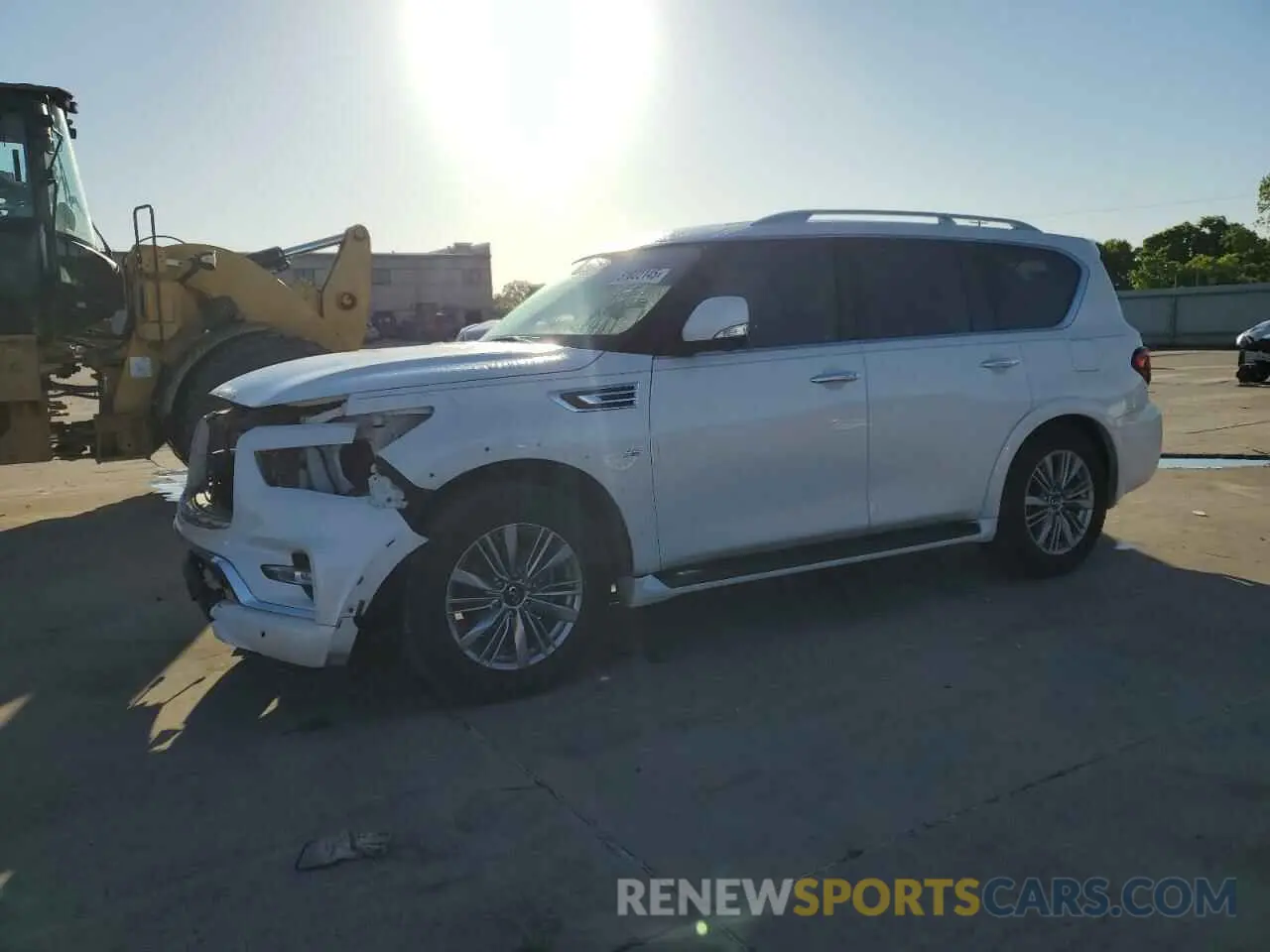 1 Photograph of a damaged car JN8AZ2NF9K9684004 INFINITI QX80 2019