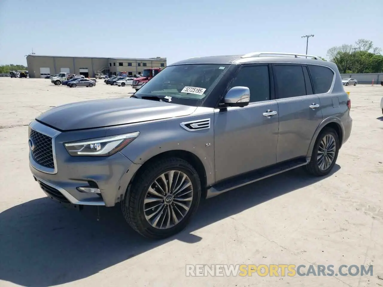 1 Photograph of a damaged car JN8AZ2NF9K9684245 INFINITI QX80 2019