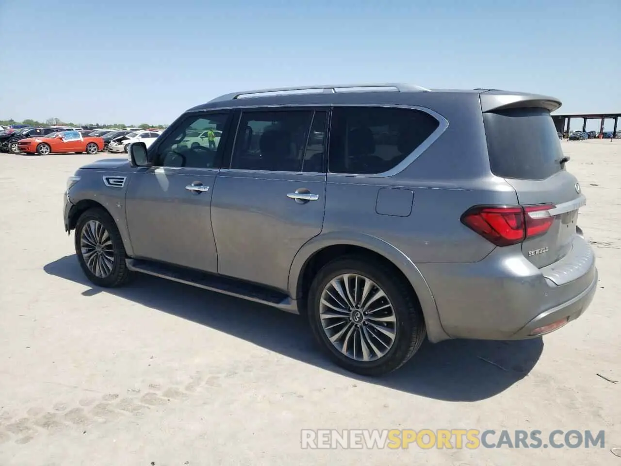 2 Photograph of a damaged car JN8AZ2NF9K9684245 INFINITI QX80 2019