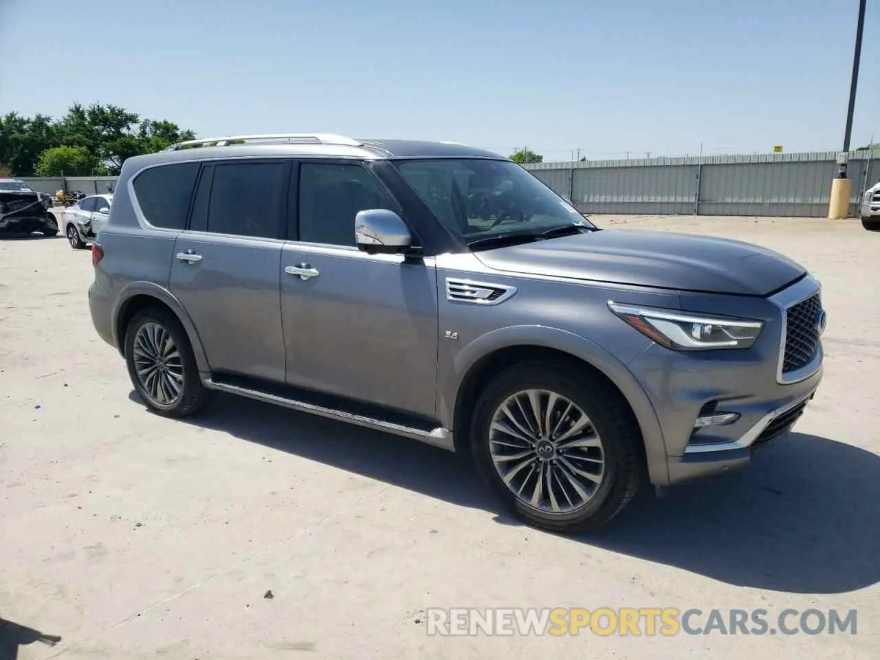 4 Photograph of a damaged car JN8AZ2NF9K9684245 INFINITI QX80 2019