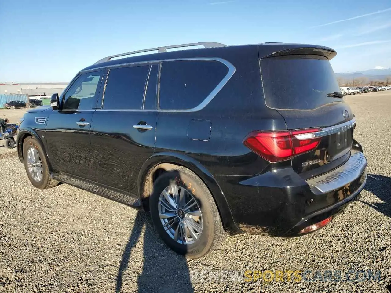 2 Photograph of a damaged car JN8AZ2NF9K9688375 INFINITI QX80 2019