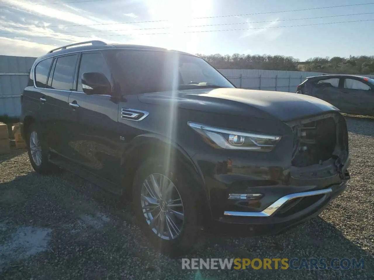 4 Photograph of a damaged car JN8AZ2NF9K9688375 INFINITI QX80 2019