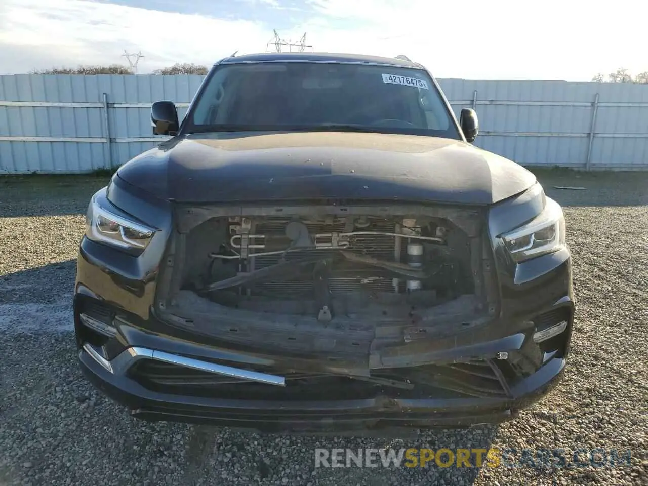 5 Photograph of a damaged car JN8AZ2NF9K9688375 INFINITI QX80 2019