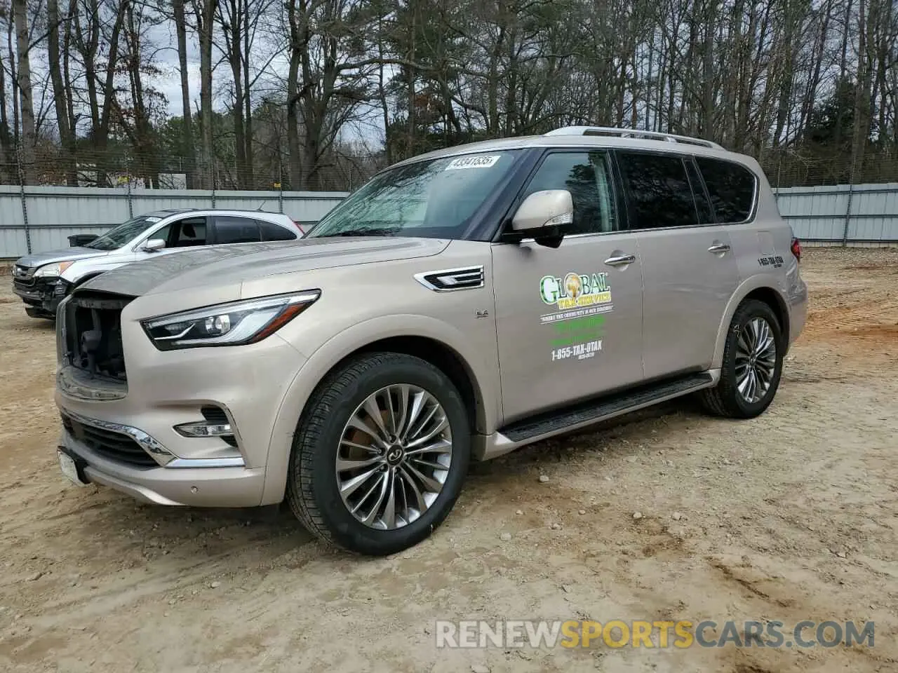 1 Photograph of a damaged car JN8AZ2NFXK9684139 INFINITI QX80 2019