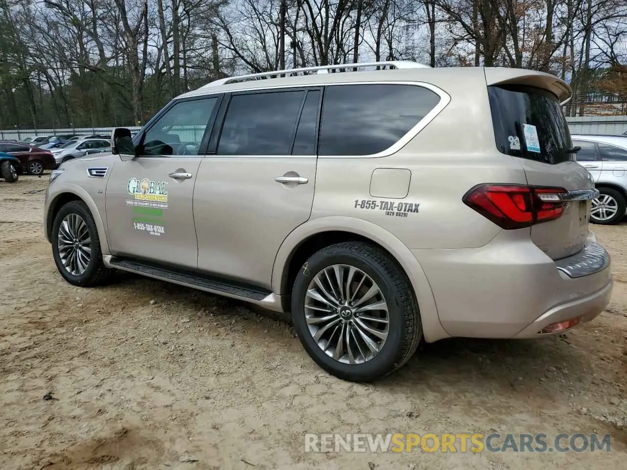 2 Photograph of a damaged car JN8AZ2NFXK9684139 INFINITI QX80 2019