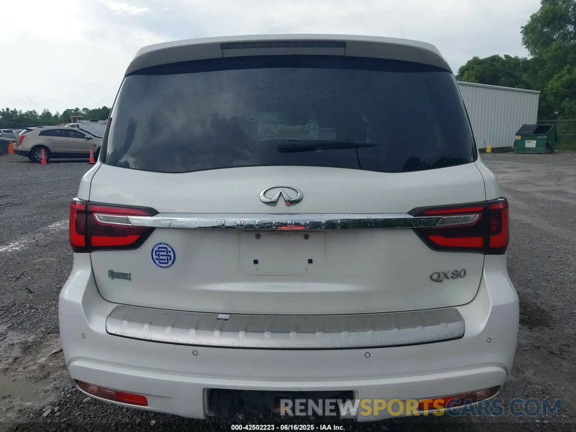 16 Photograph of a damaged car JN8AZ2NFXK9688644 INFINITI QX80 2019