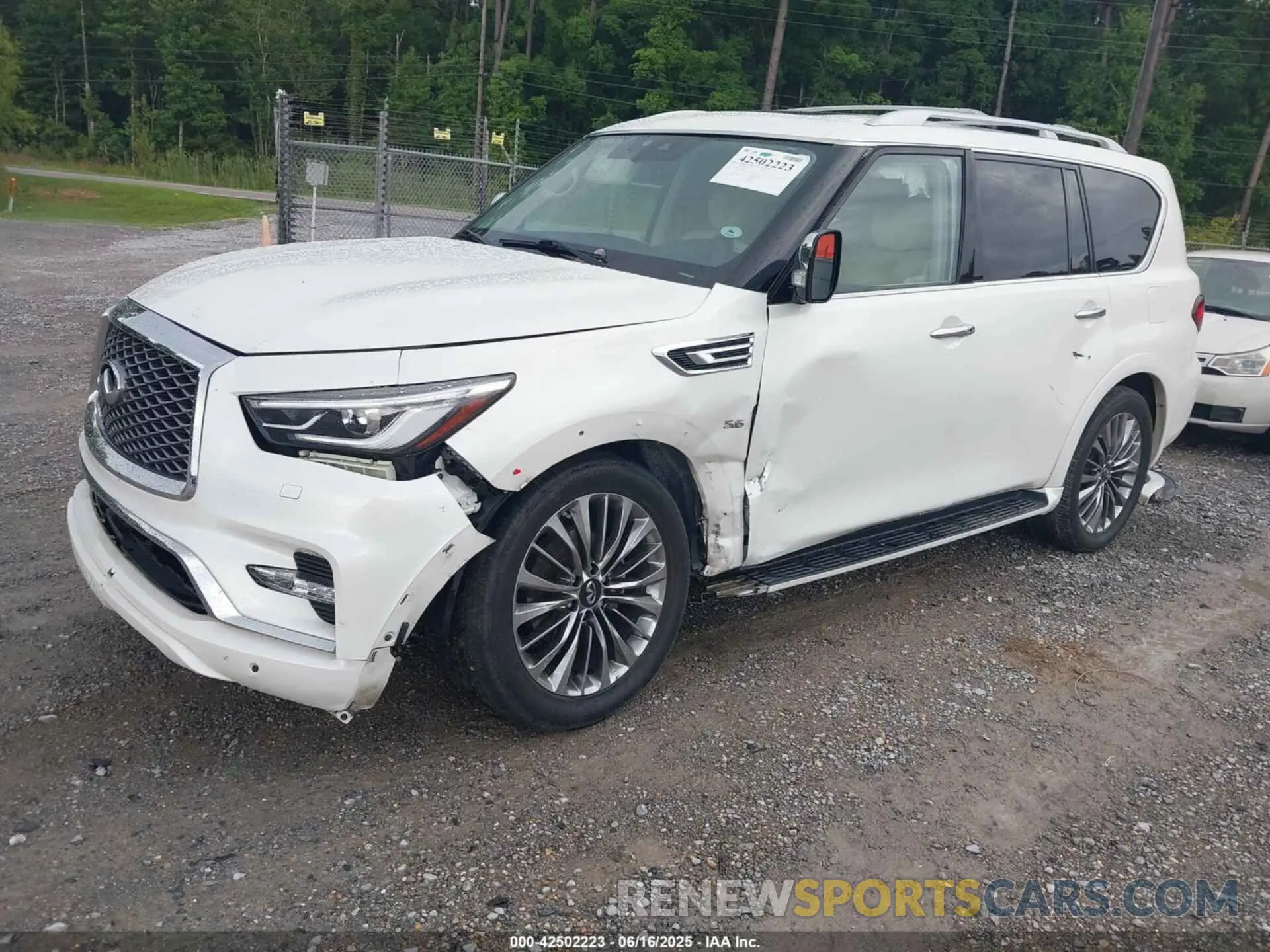 2 Photograph of a damaged car JN8AZ2NFXK9688644 INFINITI QX80 2019