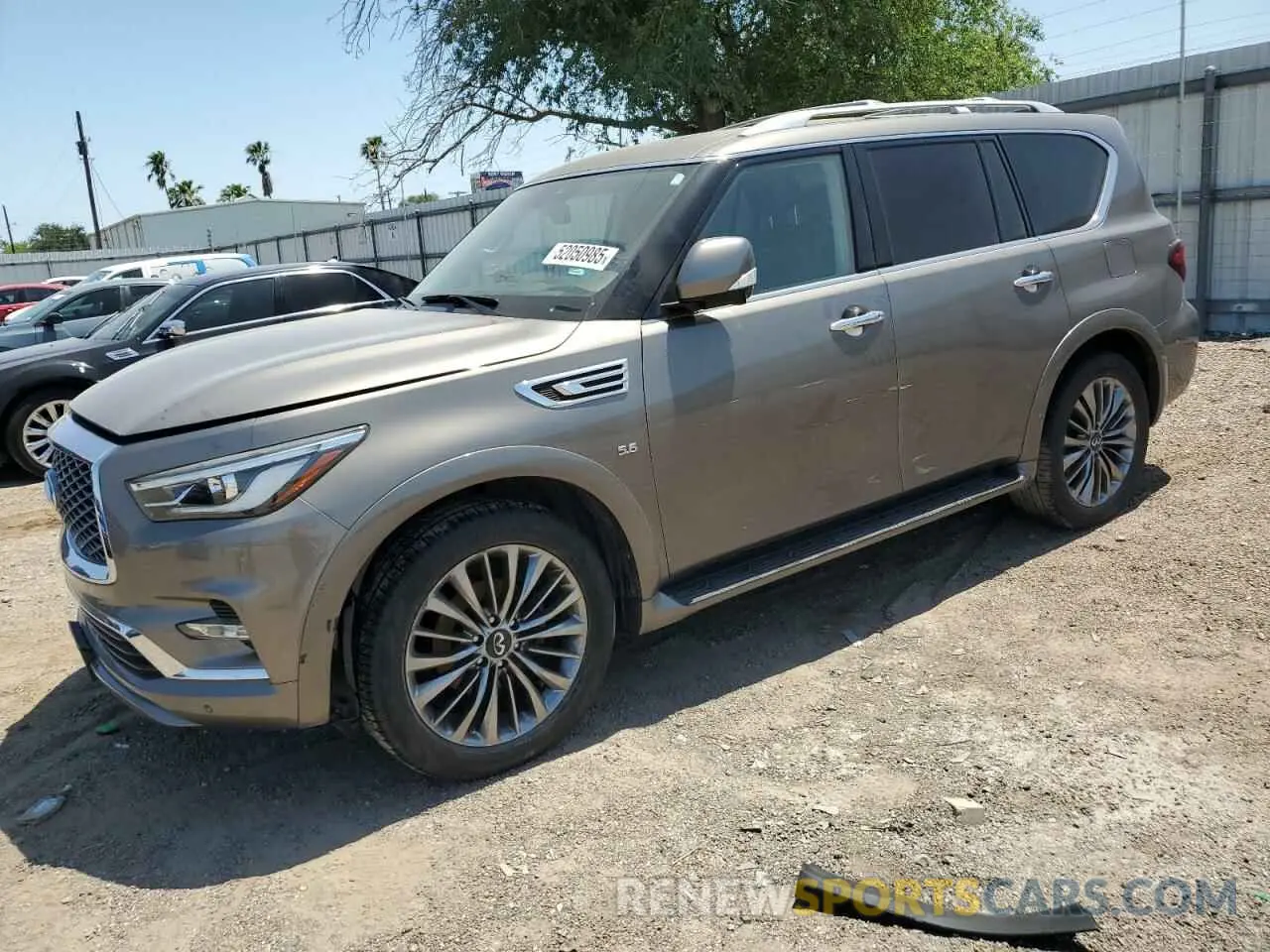 1 Photograph of a damaged car JN8AZ2NFXK9688658 INFINITI QX80 2019
