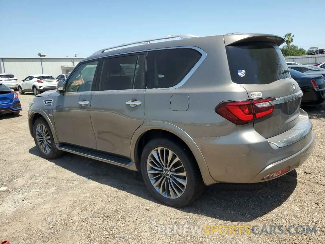 2 Photograph of a damaged car JN8AZ2NFXK9688658 INFINITI QX80 2019