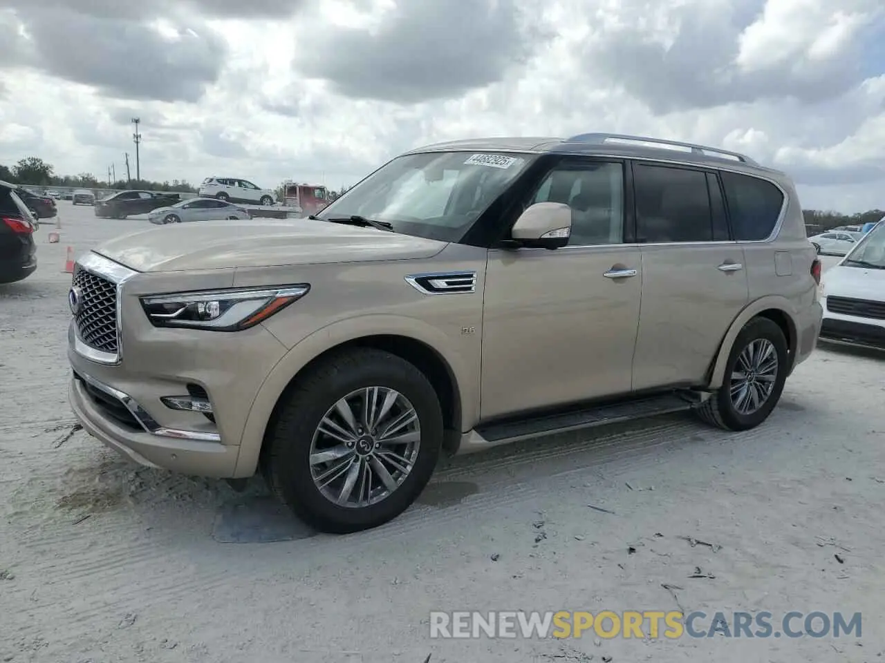 1 Photograph of a damaged car JN8AZ2NE0L9251521 INFINITI QX80 2020