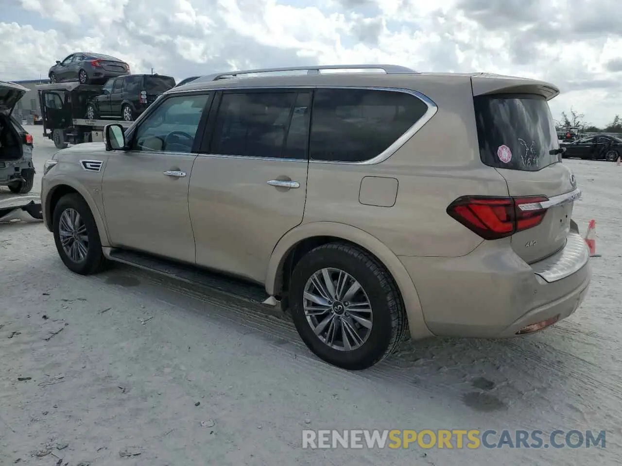 2 Photograph of a damaged car JN8AZ2NE0L9251521 INFINITI QX80 2020