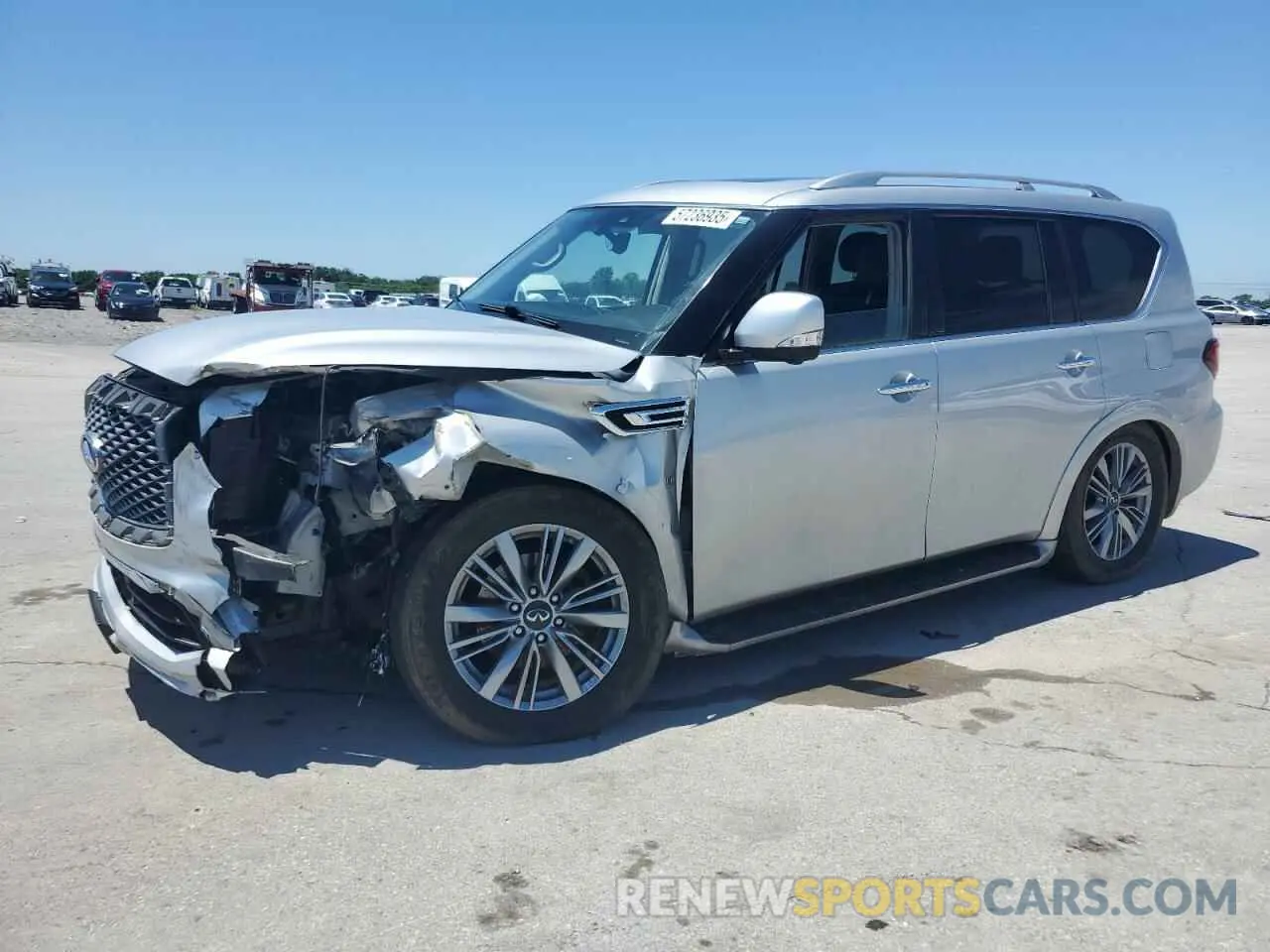 1 Photograph of a damaged car JN8AZ2NE0L9254130 INFINITI QX80 2020