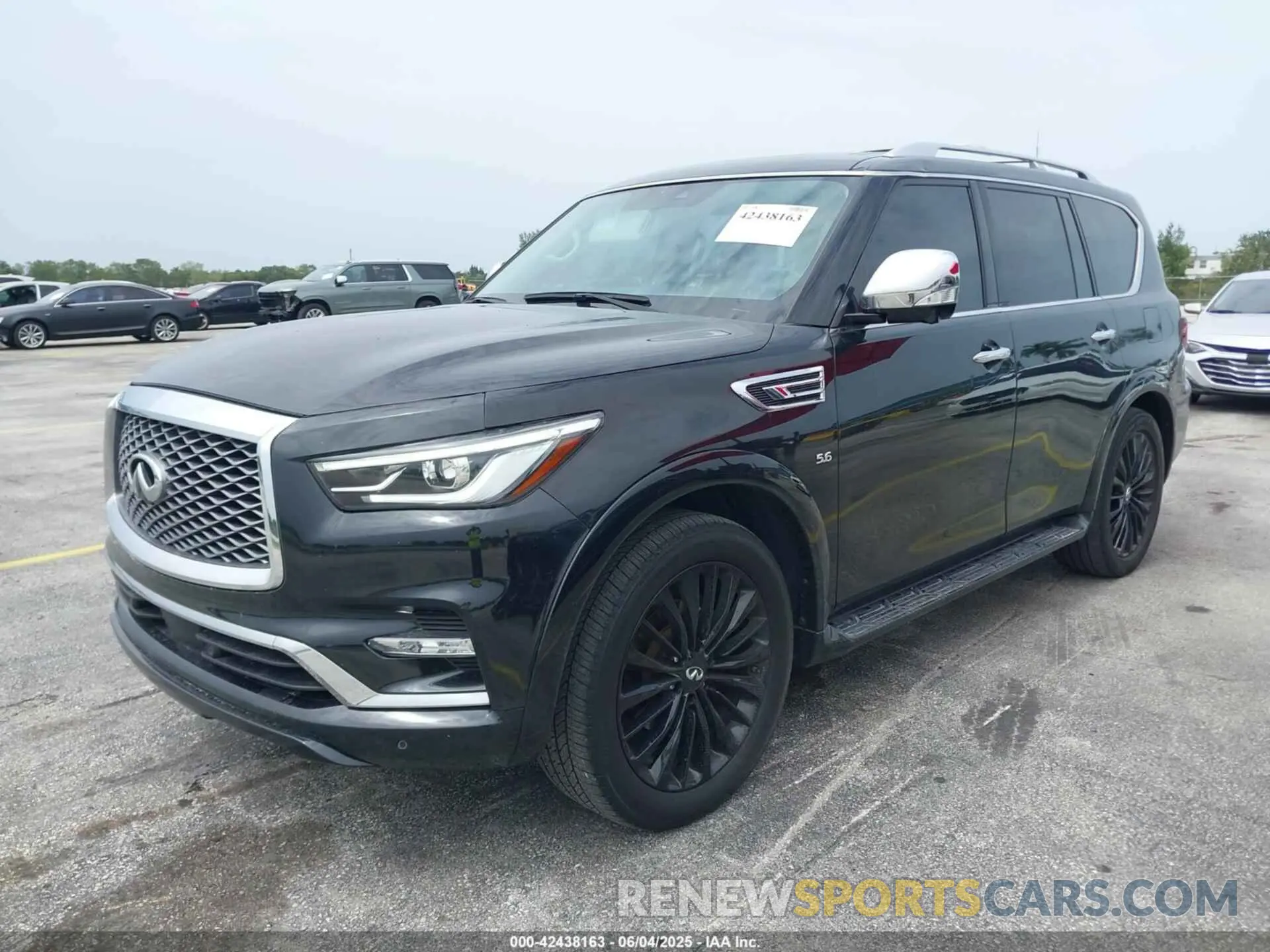 2 Photograph of a damaged car JN8AZ2NE1L9250989 INFINITI QX80 2020