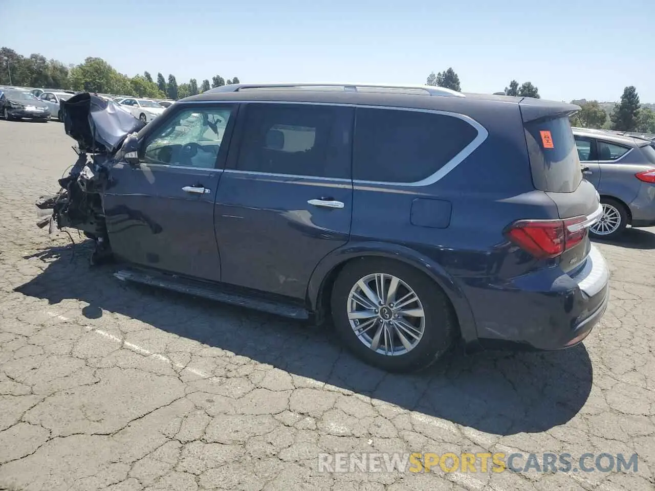 2 Photograph of a damaged car JN8AZ2NE1L9252855 INFINITI QX80 2020