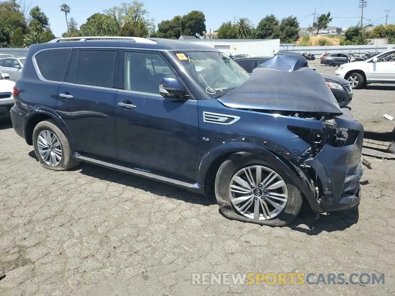 4 Photograph of a damaged car JN8AZ2NE1L9252855 INFINITI QX80 2020