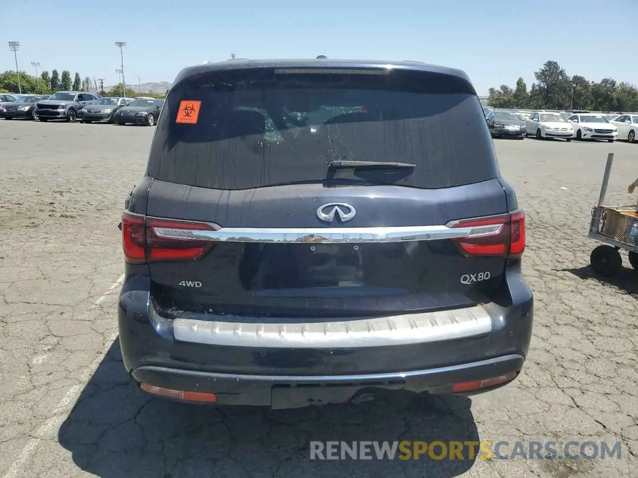 6 Photograph of a damaged car JN8AZ2NE1L9252855 INFINITI QX80 2020