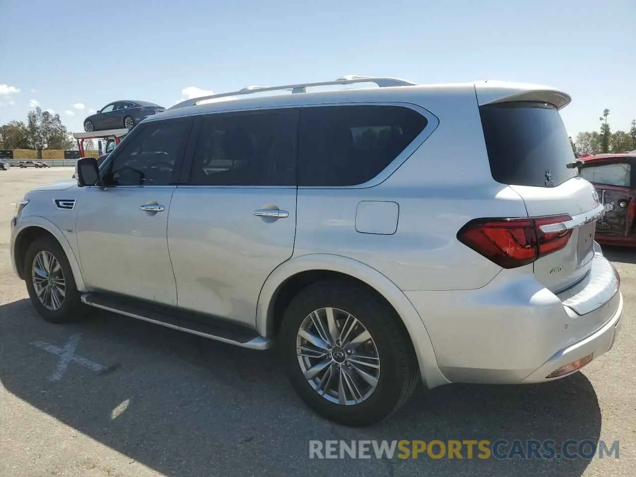 2 Photograph of a damaged car JN8AZ2NE1L9255531 INFINITI QX80 2020