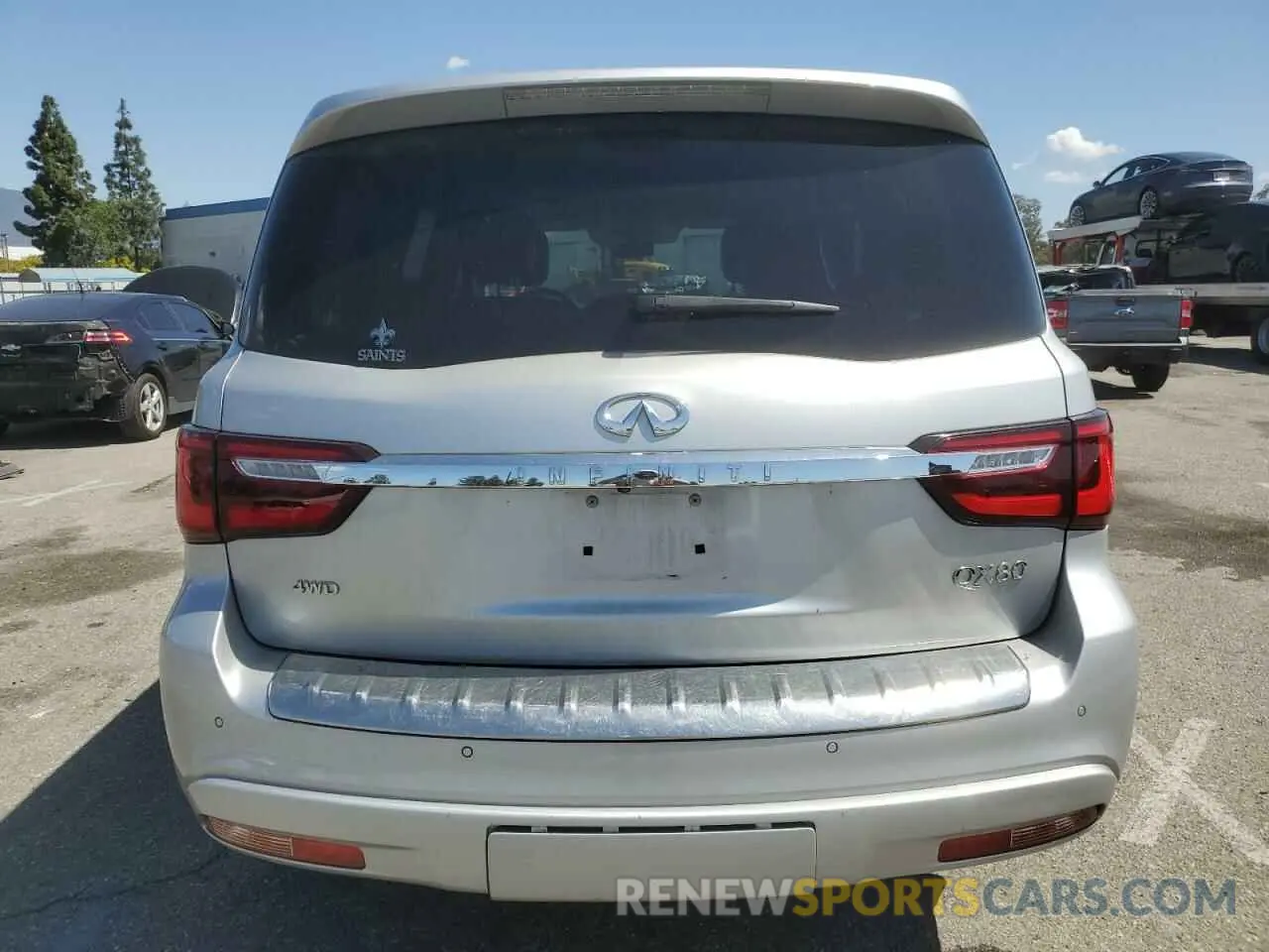 6 Photograph of a damaged car JN8AZ2NE1L9255531 INFINITI QX80 2020