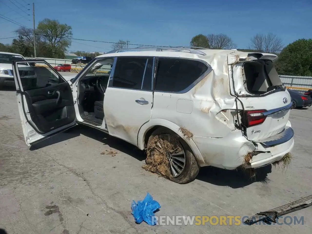 2 Photograph of a damaged car JN8AZ2NE2L9252153 INFINITI QX80 2020