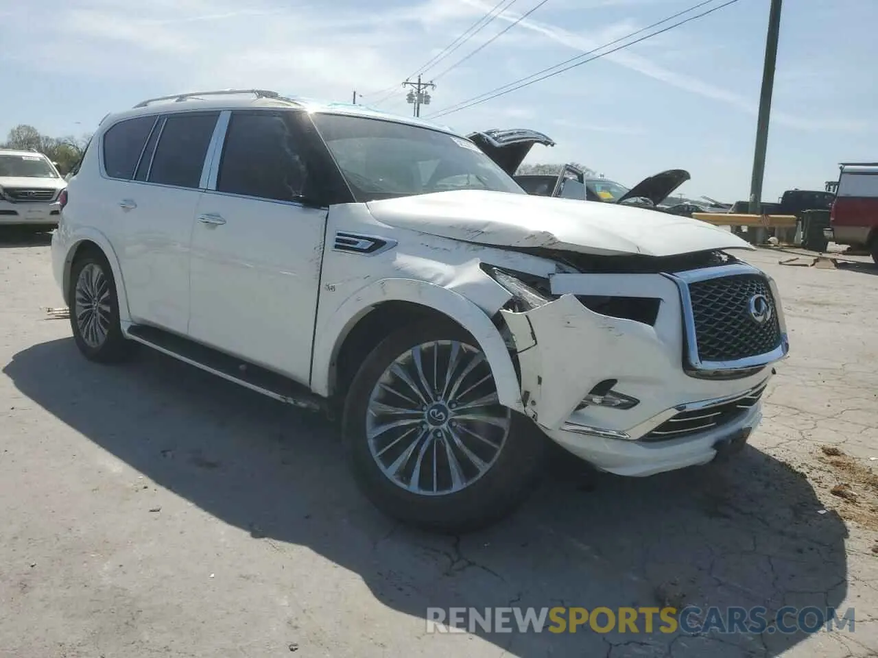 4 Photograph of a damaged car JN8AZ2NE2L9252153 INFINITI QX80 2020