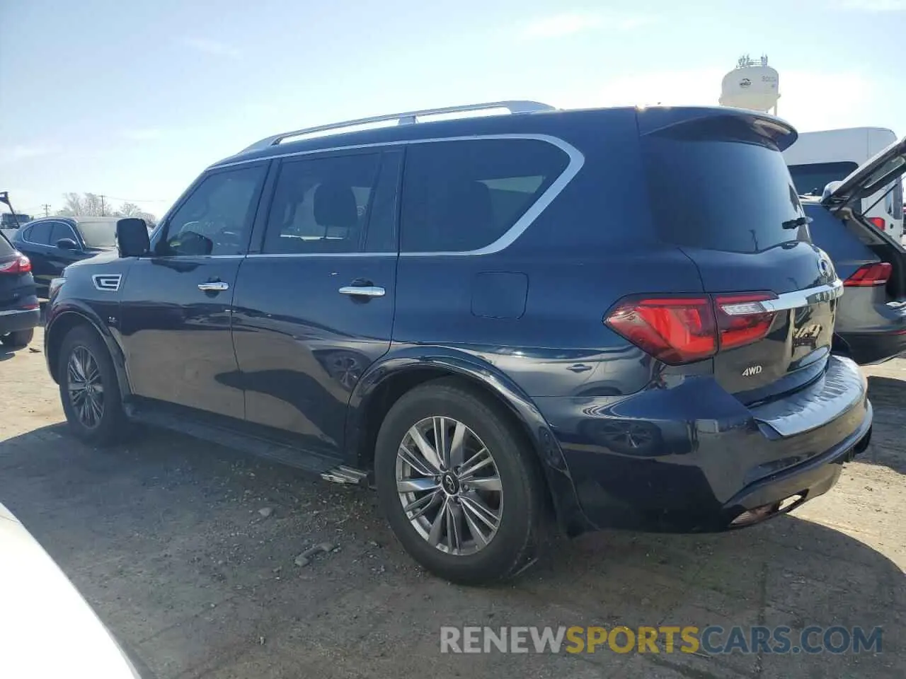 2 Photograph of a damaged car JN8AZ2NE2L9255411 INFINITI QX80 2020