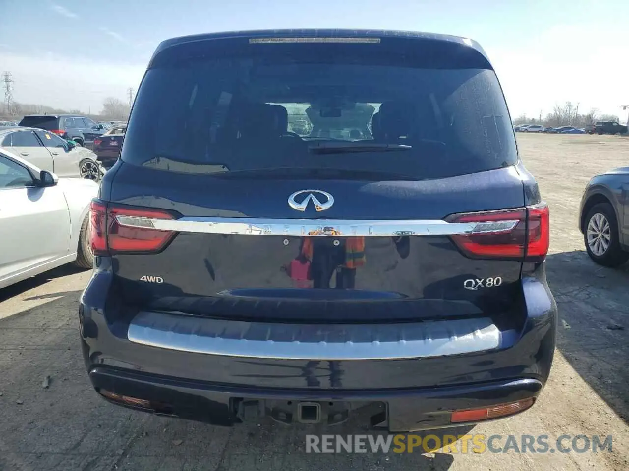 6 Photograph of a damaged car JN8AZ2NE2L9255411 INFINITI QX80 2020