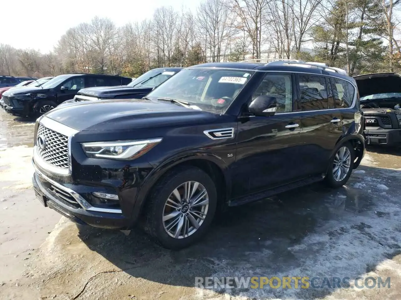 1 Photograph of a damaged car JN8AZ2NE4L9251232 INFINITI QX80 2020