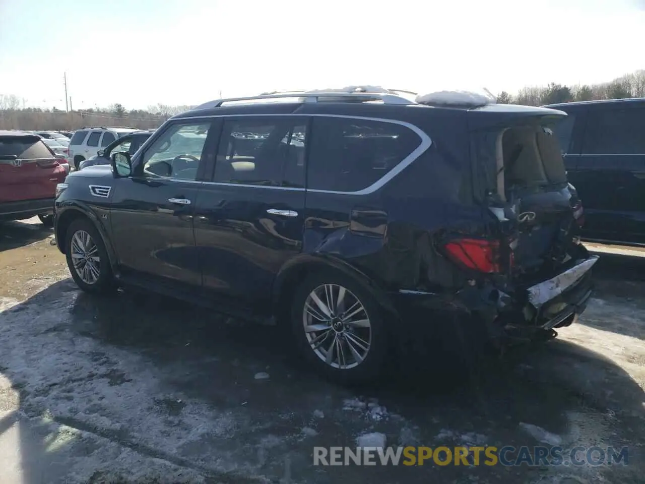 2 Photograph of a damaged car JN8AZ2NE4L9251232 INFINITI QX80 2020