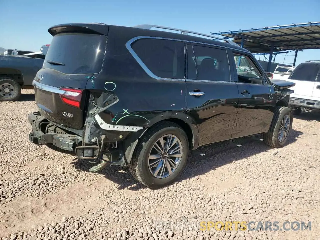 3 Photograph of a damaged car JN8AZ2NE6L9253306 INFINITI QX80 2020