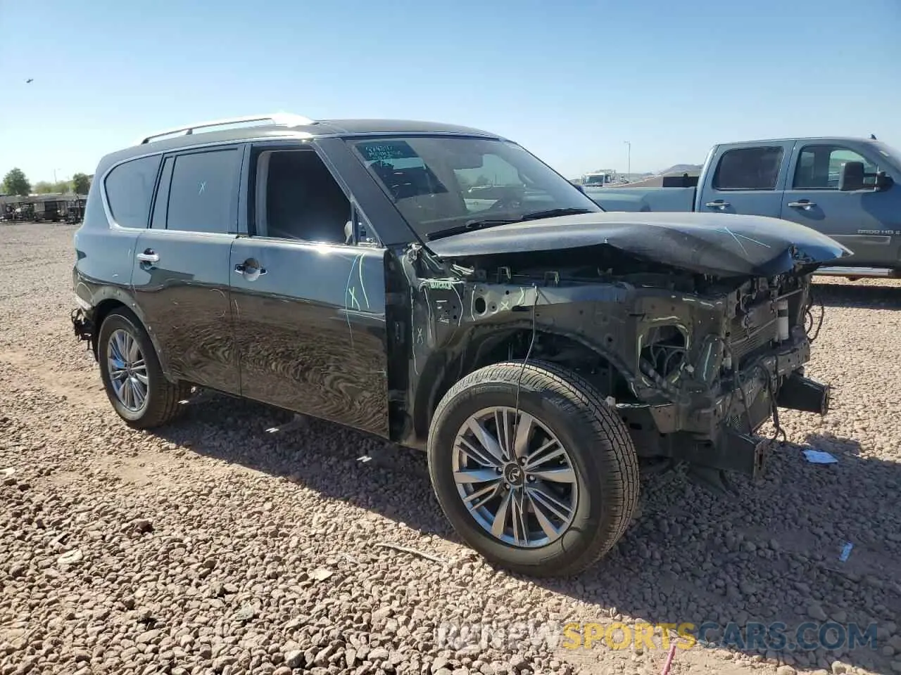 4 Photograph of a damaged car JN8AZ2NE6L9253306 INFINITI QX80 2020