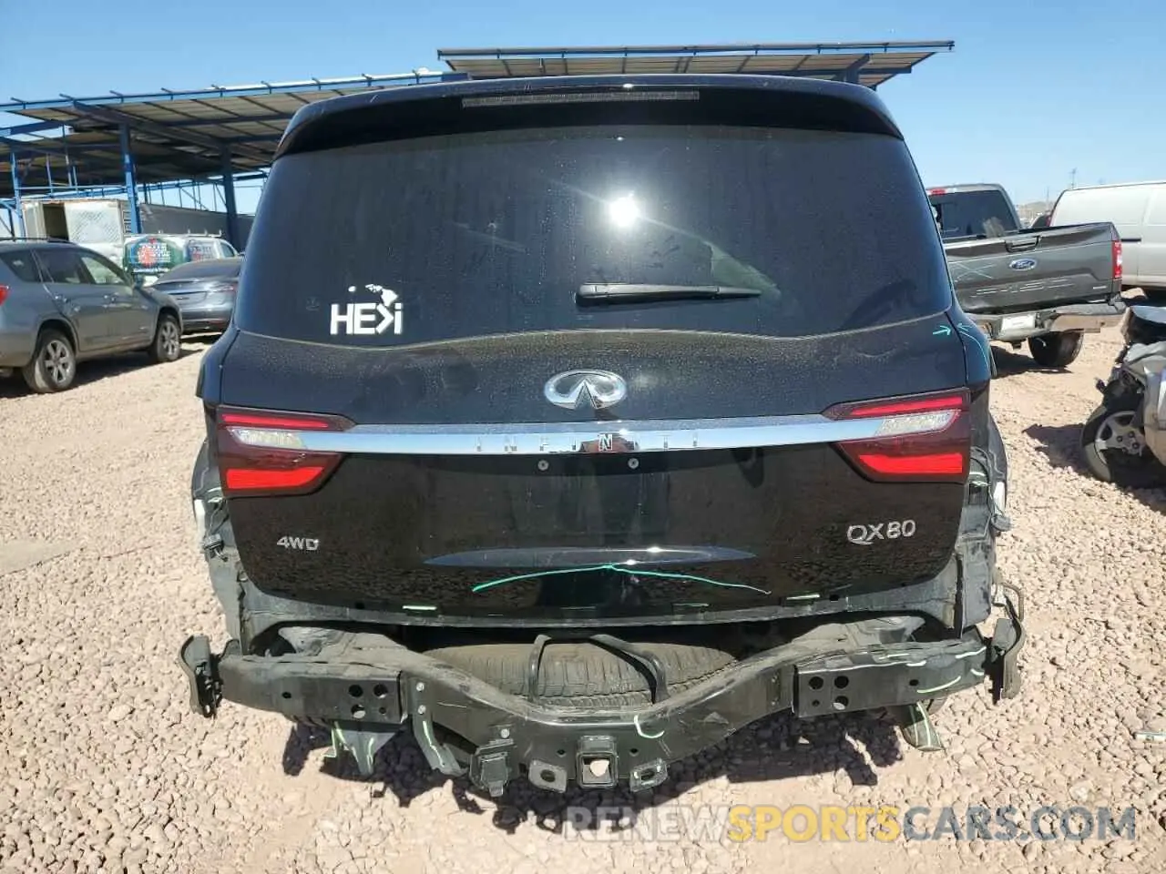 6 Photograph of a damaged car JN8AZ2NE6L9253306 INFINITI QX80 2020