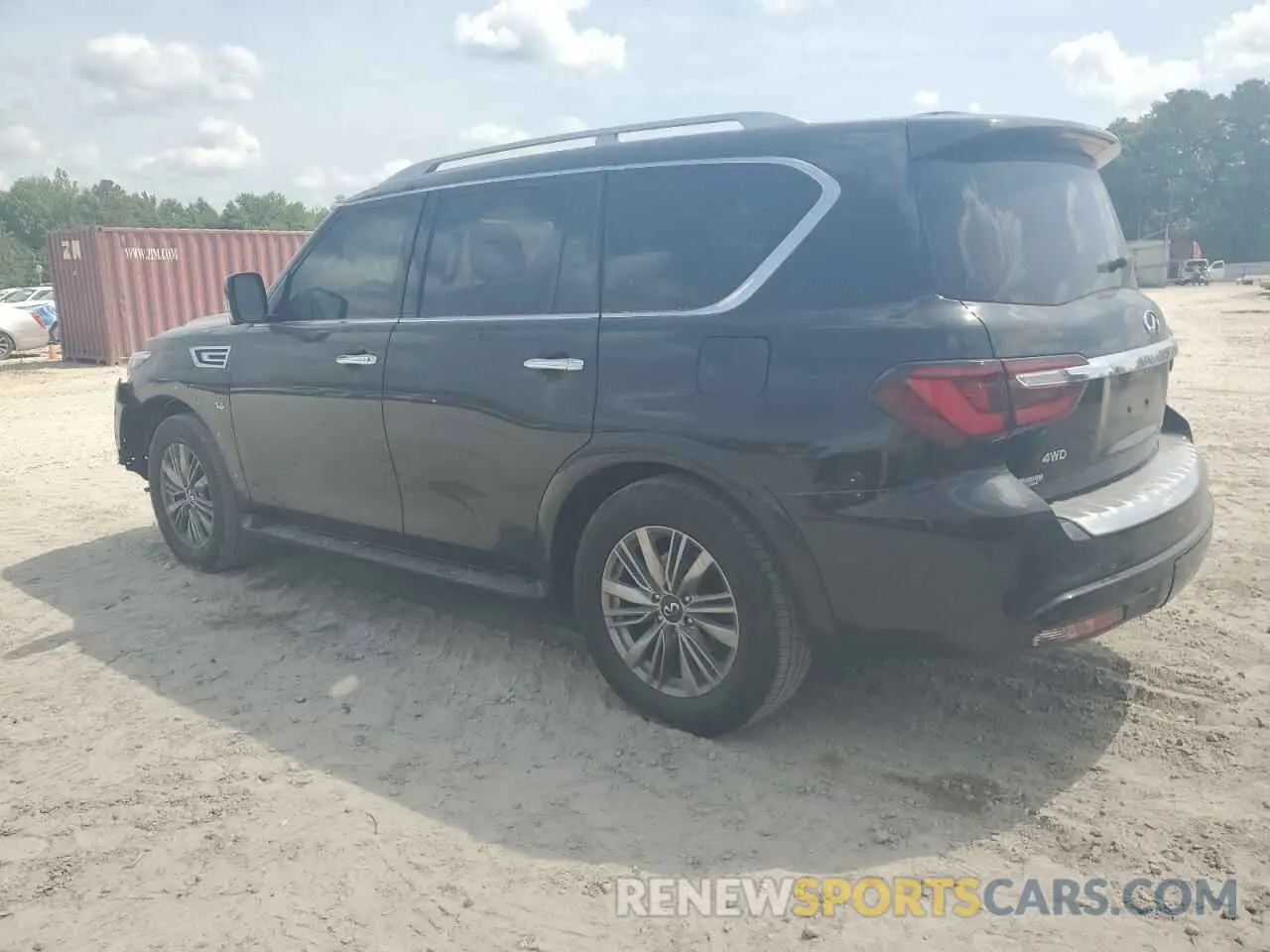 2 Photograph of a damaged car JN8AZ2NE7L9255940 INFINITI QX80 2020