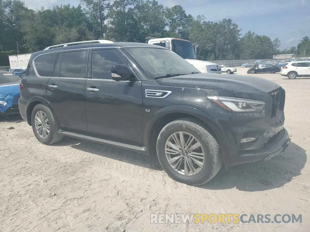 4 Photograph of a damaged car JN8AZ2NE7L9255940 INFINITI QX80 2020