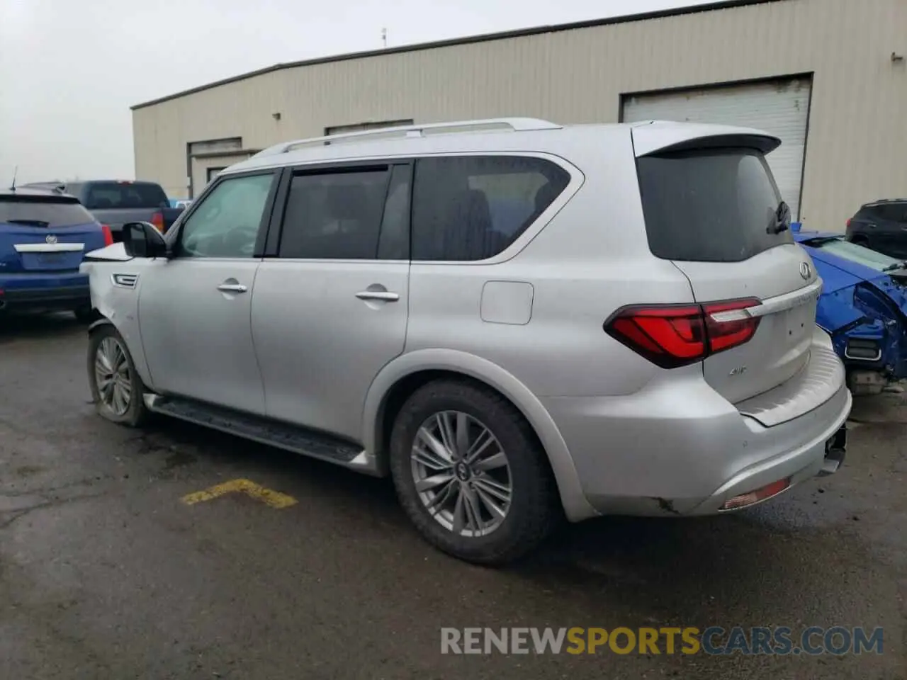 2 Photograph of a damaged car JN8AZ2NE9L9253459 INFINITI QX80 2020