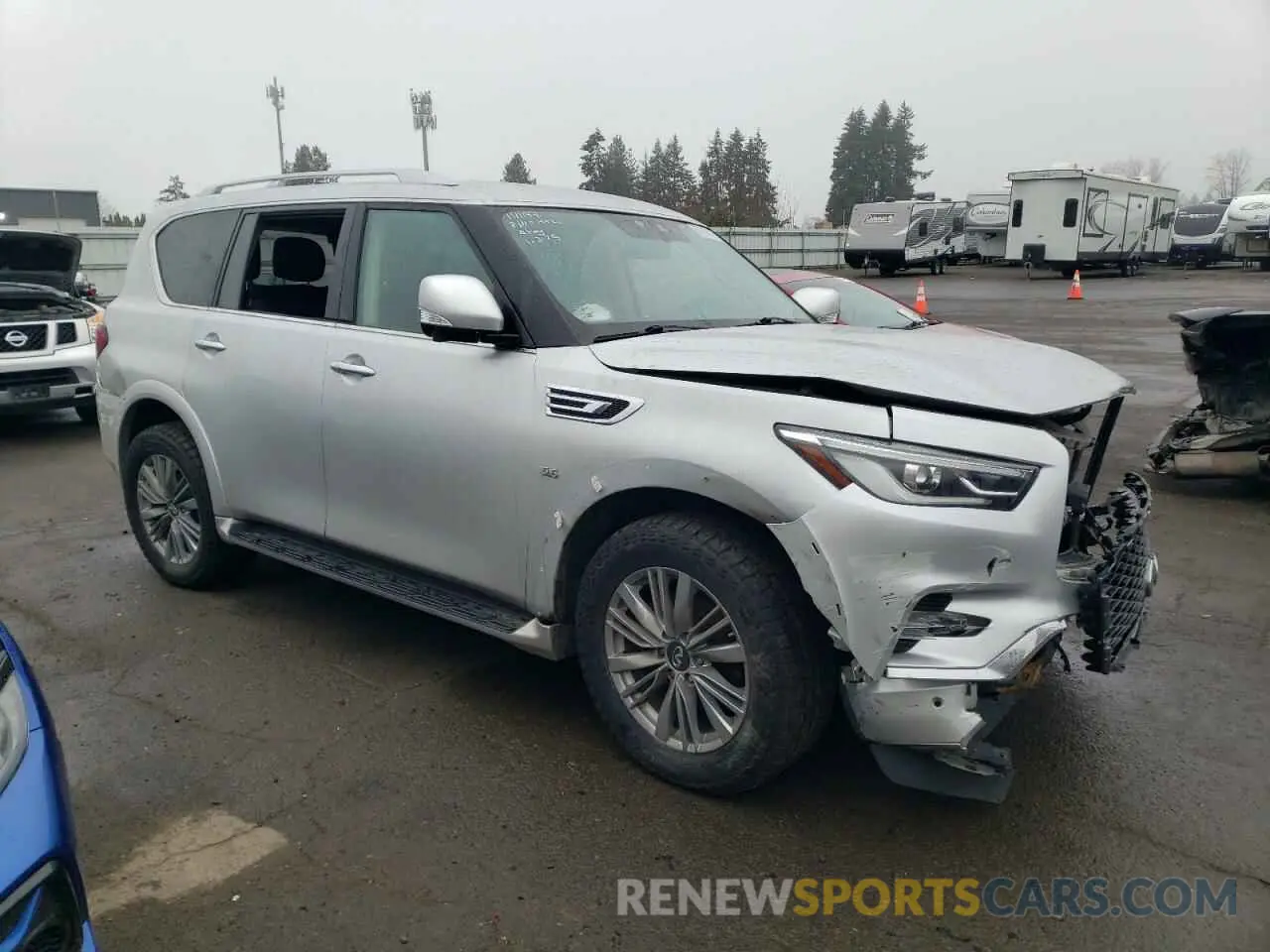 4 Photograph of a damaged car JN8AZ2NE9L9253459 INFINITI QX80 2020