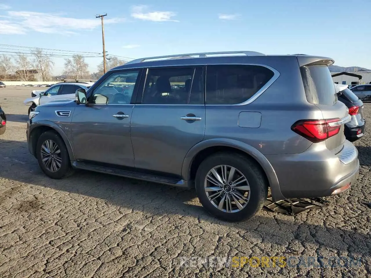 2 Photograph of a damaged car JN8AZ2NF0L9701239 INFINITI QX80 2020