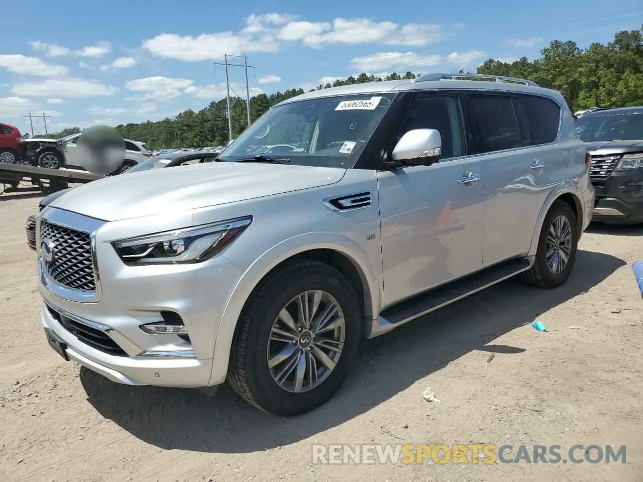 1 Photograph of a damaged car JN8AZ2NF1L9702318 INFINITI QX80 2020