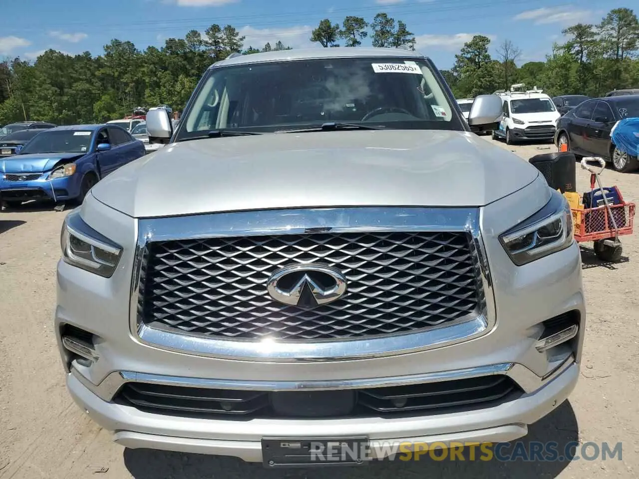 5 Photograph of a damaged car JN8AZ2NF1L9702318 INFINITI QX80 2020